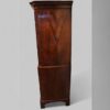 George I walnut chest on chest side