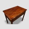 George III mahogany side table angle top