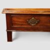George III mahogany side table fret handle