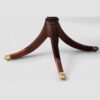 George V mahogany 3 pillar dining table tripod