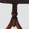 George V mahogany 3 pillar dining table turned column