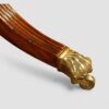 Small mahogany drum table leg