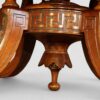 Victorian burr walnut coffee table Greek key pattern