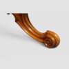 Victorian burr walnut coffee table leg detail