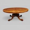 Victorian burr walnut coffee table side