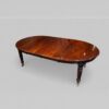 Victorian mahogany extending dining table
