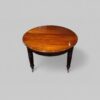 Victorian mahogany extending dining table closed