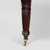 Victorian mahogany extending dining table leg
