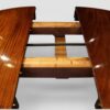 Victorian mahogany extending dining table oak runners