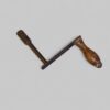 Victorian mahogany extending dining table winding handle
