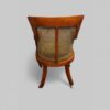 William IV mahogany bergere library chair rear