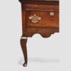 Antique oak small dresser base front leg