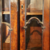 George III mahogany breakfront bookcase door bar