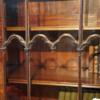 George III mahogany breakfront bookcase glazing bars