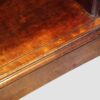 George III mahogany breakfront bookcase interior detail
