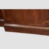 George III mahogany breakfront bookcase plinth