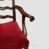 Set of 12 Hepplewhite style ladderback dining chairs arm