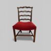 Set of 12 Hepplewhite style ladderback dining chairs side chair