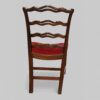 Set of 12 Hepplewhite style ladderback dining chairs side chair rear