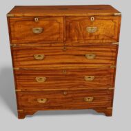 Victorian camphor wood military chest