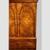 1930s walnut tallboy door panel