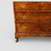 1930s walnut tallboy pierced brass handles