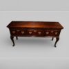 Antique oak cabriole leg dresser top front