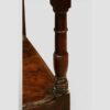 Early 19thc oak pot board dresser base leg detail