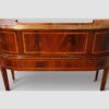Edwardian inlaid mahogany Carlton House desk rear