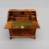 George I walnut bureau interior