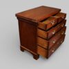 Georgian mahogany batchelors chest drawers open