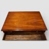 Small 19thc mahogany brushing slide chest top