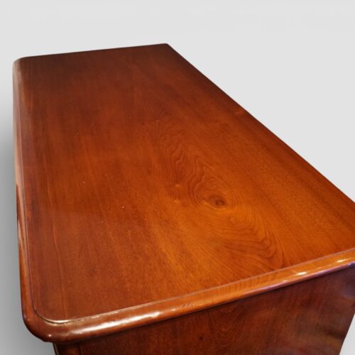Victorian burr walnut chest of drawers top