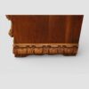 Victorian carved oak settle base carved plinth