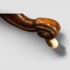 Victorian walnut serpentine card table scroll toe