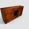 19thc oak dog kennel dresser base angle