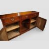 19thc oak dog kennel dresser base interior