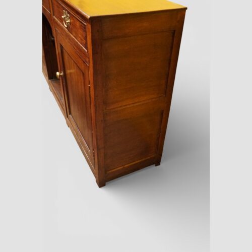 19thc oak dog kennel dresser base side