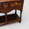 Antique oak pot board dresser base c.1780 corner