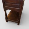 Antique oak pot board dresser base c.1780 end panel