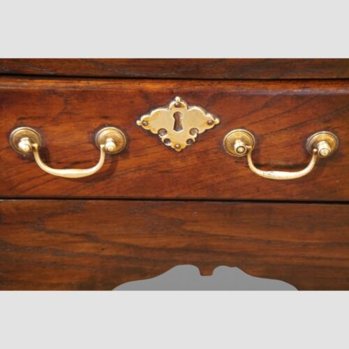 Antique oak pot board dresser base c.1780 handles