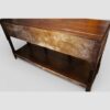 Antique oak pot board dresser base c.1780 rear