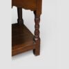 Antique oak pot board dresser base c.1780 turned leg