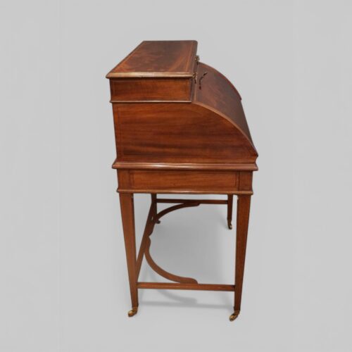 Edwardian inlaid ladies desk side