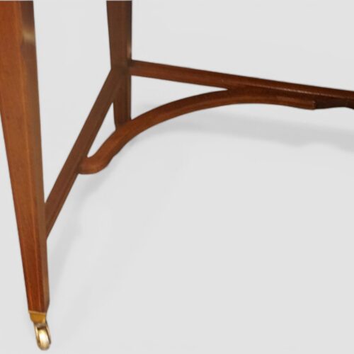Edwardian inlaid ladies desk stretcher