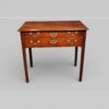 George III mahogany sidetable front