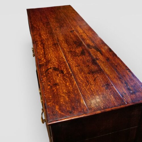 Georgian oak pot board dresser base top