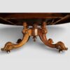 Victorian burr walnut coffee table base