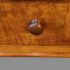 Victorian burr walnut pedestal desk turned knob