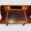 19thc mahogany cylinder desk leather